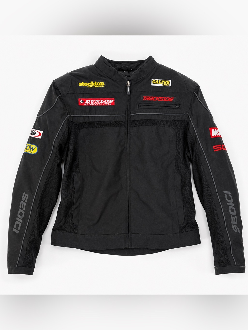 Sedici motorcycle jacket, fully lined, removable pads men’s Medium.